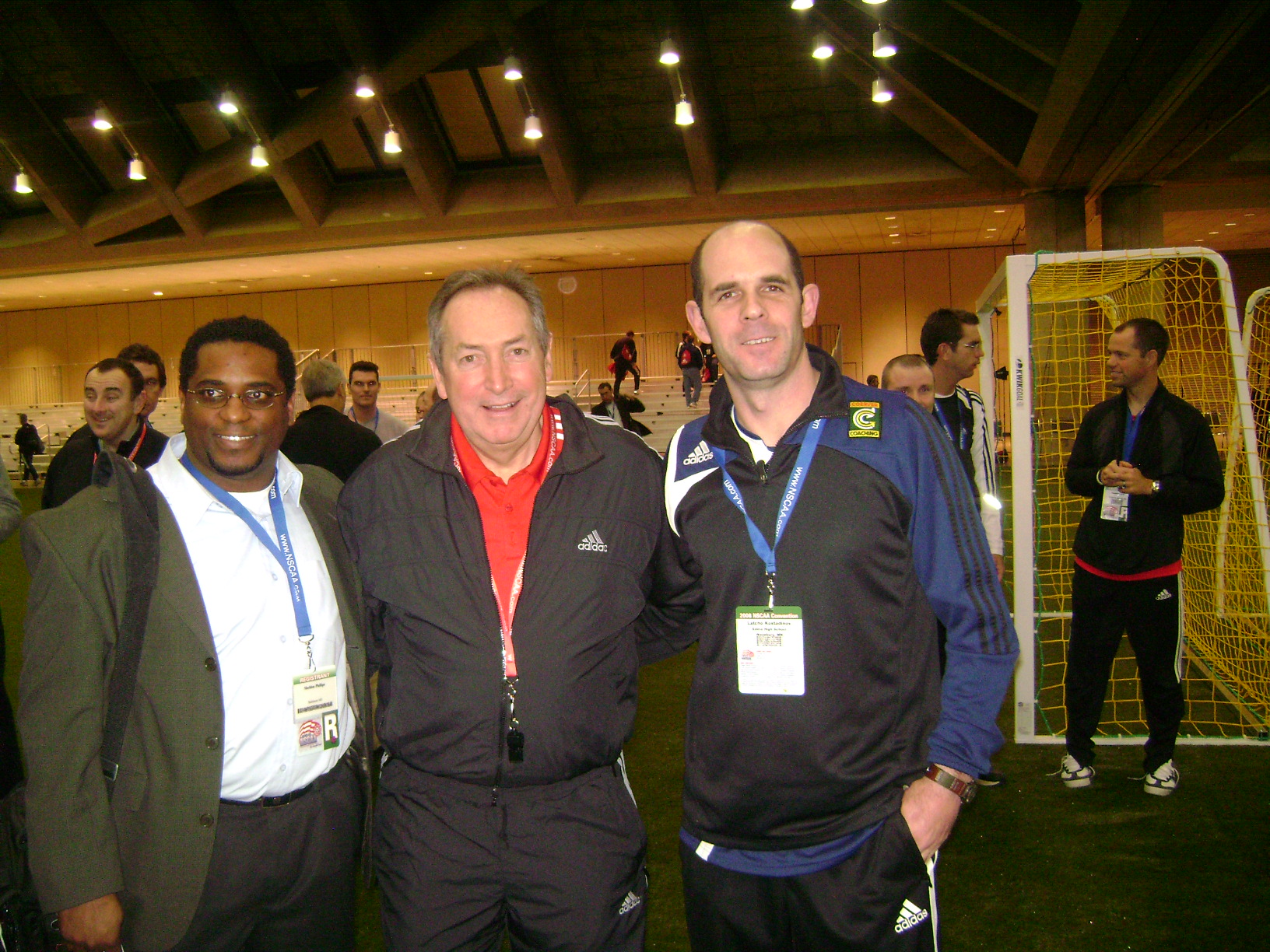 Latcho Kostadinov and Gerard Houllier