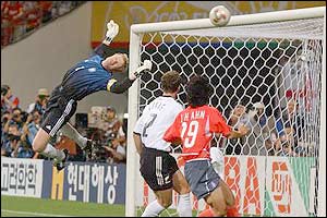 German Keeper Oliver Kahn