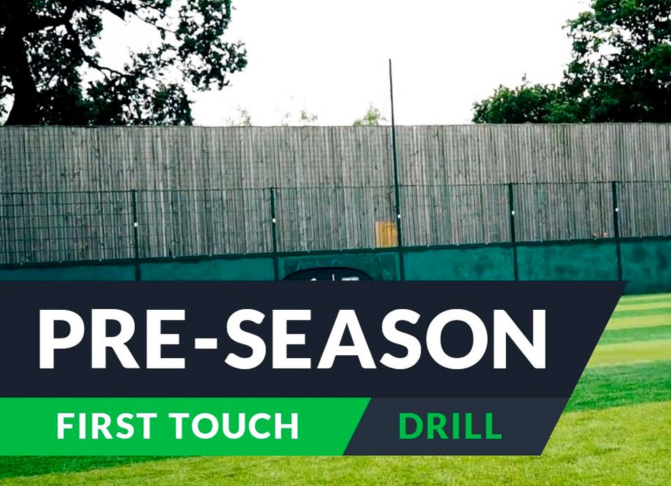 Pre-season training for football: First touch drills